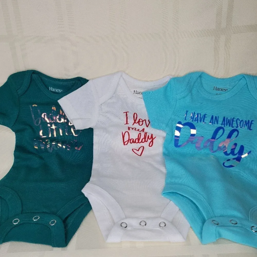 ‎3 Hanes Onsies